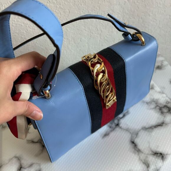 Gucci Sylvie Leather Shoulder Bag - Picture 15 of 16